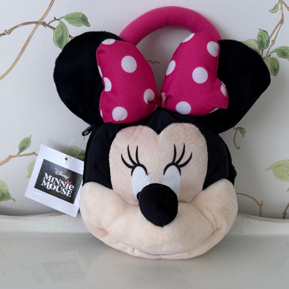 Disney Minnie Mouse Plush Child Handbag Purse - NEW